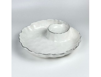 Менажница 31х6см Lenardi Ванесса серебро 305-300