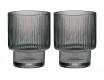 Набор бокалов для воды 2шт 320мл Pozzi Milano 1876 Modern Classic серый