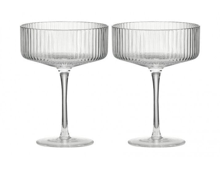 Набор бокалов для коктейля 2шт 250мл Pozzi Milano 1876 Modern classic прозрачный
