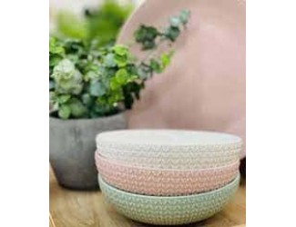 Салатник 13,5см 550мл Casa Domani Corallo шалфей Салатник 13,5см 550мл Casa Domani Corallo шалфей