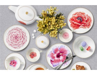 Чайная пара 250мл Anna Lafarg Emily Flowers Гибискус Чайная пара 250мл Anna Lafarg Emily Flowers Гибискус