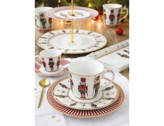 Этажерка двухъярусная 27см Easy Life Щелкунчик Этажерка двухъярусная 27см Easy Life Щелкунчик