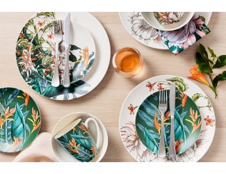 Тарелка 27,5см Maxwell & Williams Тропические цветы Тарелка 27,5см Maxwell & Williams Тропические цветы