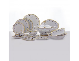 Сервиз столовый Weimar Porzellan на 12 персон 49 предметов Мейсенский цветок Сервиз столовый Weimar Porzellan на 12 персон 49 предметов Мейсенский цветок