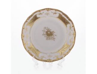 Набор тарелок Weimar Porzellan 17см 6 шт Кленовый лист белый Набор тарелок Weimar Porzellan 17см 6 шт Кленовый лист белый