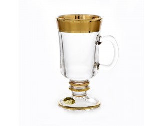 Набор для чая Union Glass 240 мл на 6 персон 12 предметов Золотая дорожка