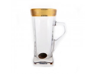 Набор для чая Union Glass 330 мл на 6 персон Голд