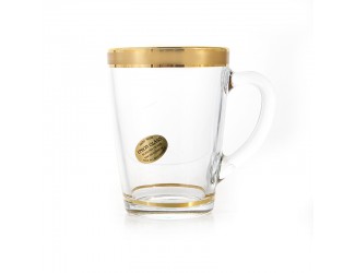 Набор для чая Union Glass 320 мл на 6 персон Голд