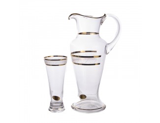 Набор для воды Union Glass 200мл на 6 персон 7 предметов Испанский Garden