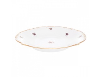 Блюдо круглое глубокое Weimar Porzellan 27см Роза золотая Блюдо круглое глубокое Weimar Porzellan 27см Роза золотая