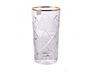 Набор стаканов Arnstadt Kristall 370мл 6 шт Роза Голд
