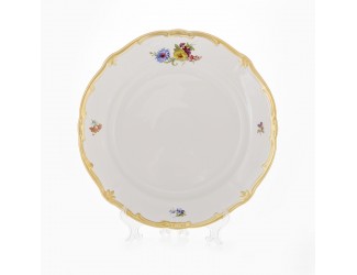 Блюдо круглое Weimar Porzellan 31 см Мейсенский букет-Ютта Блюдо круглое Weimar Porzellan 31 см Мейсенский букет-Ютта