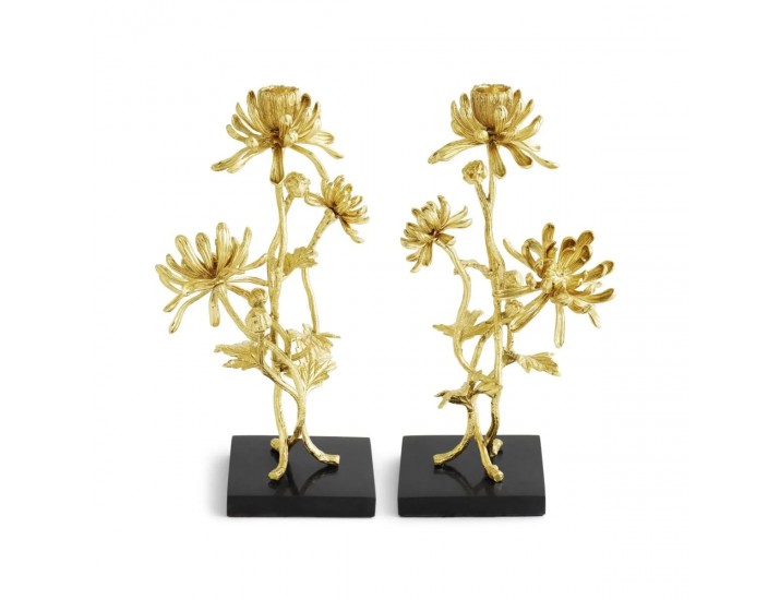 Набор подсвечников Michael Aram Dahlia 2 предмета 29 см