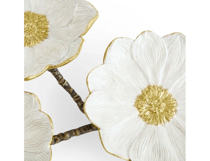 Менажница Michael Aram Vintage Bloom 3 секции 33х27 см