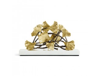 Салфетница Michael Aram Golden Ginkgo 18 см
