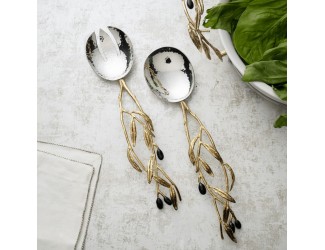 Набор сервировочный Michael Aram Olive Branch 2 предмета 29 см