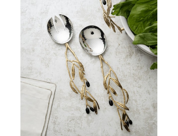 Набор сервировочный Michael Aram Olive Branch 2 предмета 29 см