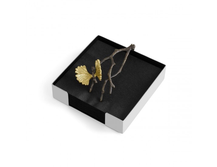 Подставка для салфеток Michael Aram Butterfly Ginkgo 13x13см