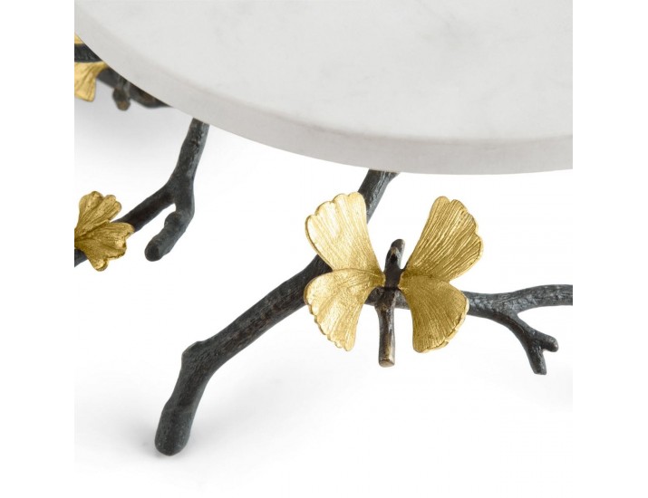 Тортница на ножке Michael Aram Butterfly Ginkgo 28 см