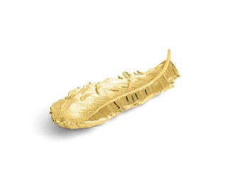 Блюдо Michael Aram Plume 42 см золото