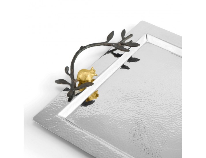 Поднос Michael Aram Pomegranate прямоугольный 48х31см