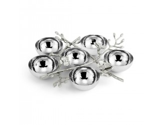 Менажница Michael Aram White Orchid 6 секций 29х26 см