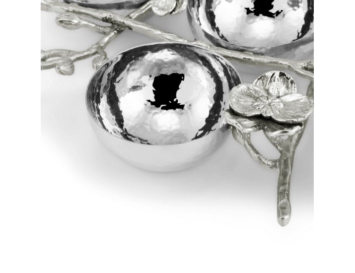 Менажница Michael Aram White Orchid 6 секций 29х26 см