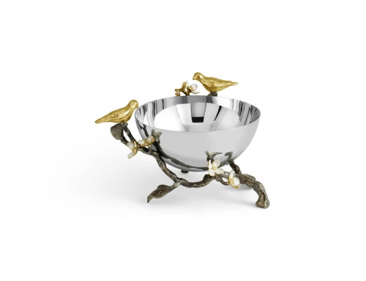 Ваза для конфет на ножке Michael Aram Lovebirds 21 см