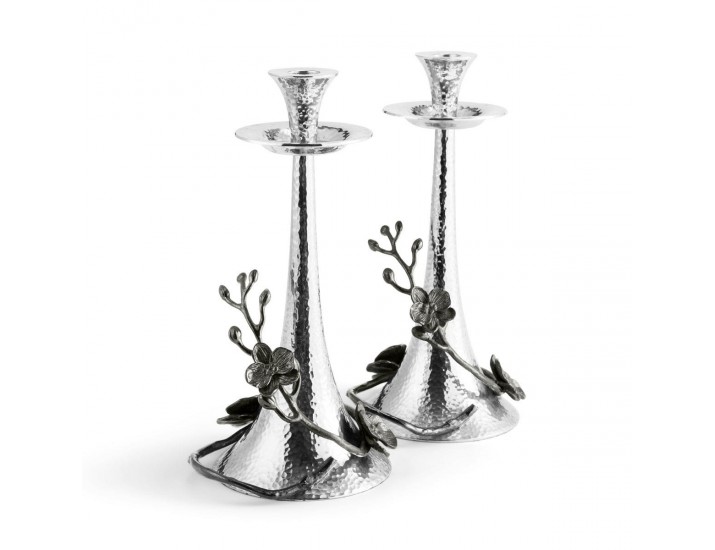 Набор подсвечников Michael Aram Black Orchid 2 предмета 30 см