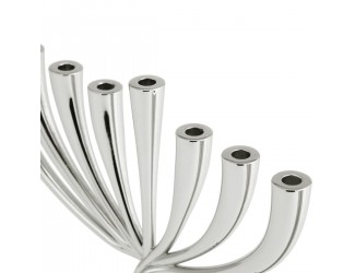 Подсвечник Michael Aram Twist 27 см серебро