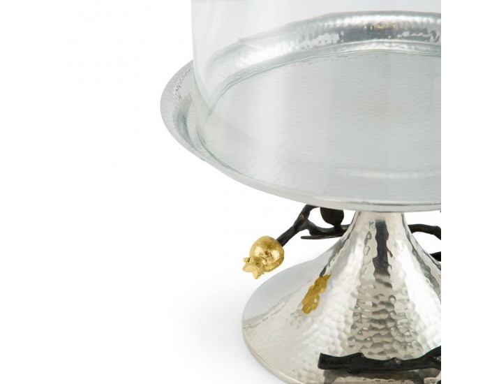 Блюдо на ножке с крышкой Michael Aram Pomegranatе 23х30 см