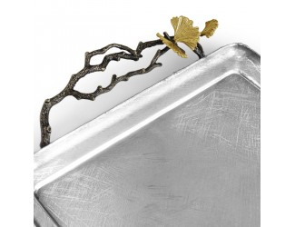Поднос Michael Aram Butterfly Ginkgo прямоугольный 56х30 см