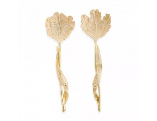 Набор сервировочный Michael Aram Tulip 2 предмета 34 см