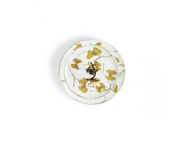 Этажерка Michael Aram Butterfly Ginkgo двухъярусная 28 см