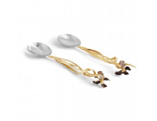 Набор сервировочный Michael Aram Black Iris 2 предмета 30 см