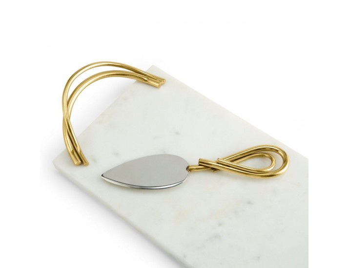 Доска для сыра с ножом Michael Aram Calla Lily 43х15 см