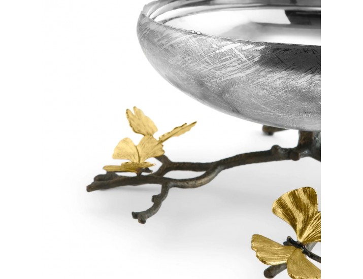Ваза для фруктов на ножке Michael Aram Butterfly Ginkgo 59х47 см