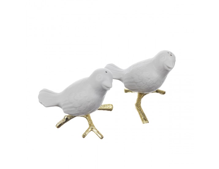 Набор для специй Michael Aram Lovebirds 2 предмета 8 см