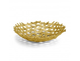 Ваза для фруктов Michael Aram Palm круглая 42 см