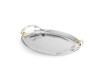 Поднос Michael Aram Pomegranate Silver овальный 44х33 см