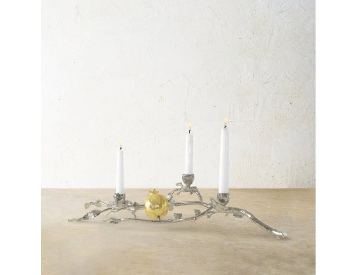 Подсвечник Michael Aram Pomegranate Silver 13 см