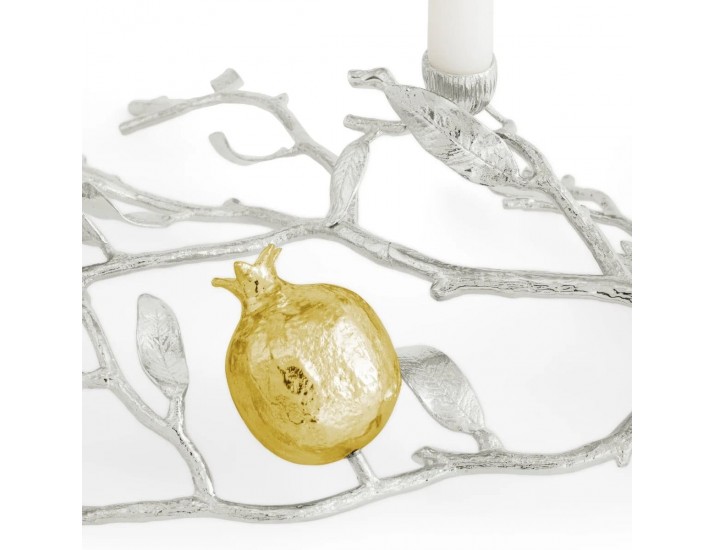 Подсвечник Michael Aram Pomegranate Silver 13 см