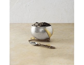 Чаша с ложкой Michael Aram Zen Garden 8 см 250 мл