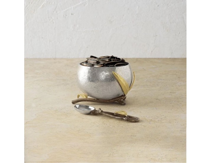 Чаша с ложкой Michael Aram Zen Garden 8 см 250 мл