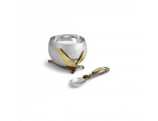 Чаша с ложкой Michael Aram Zen Garden 8 см 250 мл