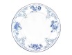 Набор тарелок 6шт 19см Bernadotte Бернадот Синие розы декор 24074