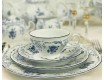 Набор чайных пар на 6 персон 12 предметов 205мл Bernadotte Бернадот Синие розы декор 24074