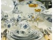 Набор чайных пар на 6 персон 12 предметов 205мл Bernadotte Бернадот Синие розы декор 24074