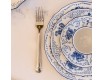Набор тарелок на 6 персон 18 предметов Bernadotte Бернадот Синие розы декор 24074