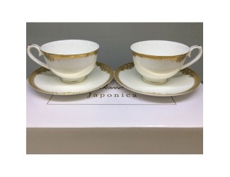 Набор чайных пар на 6 персон 12 предметов Ампир GD-1653-5